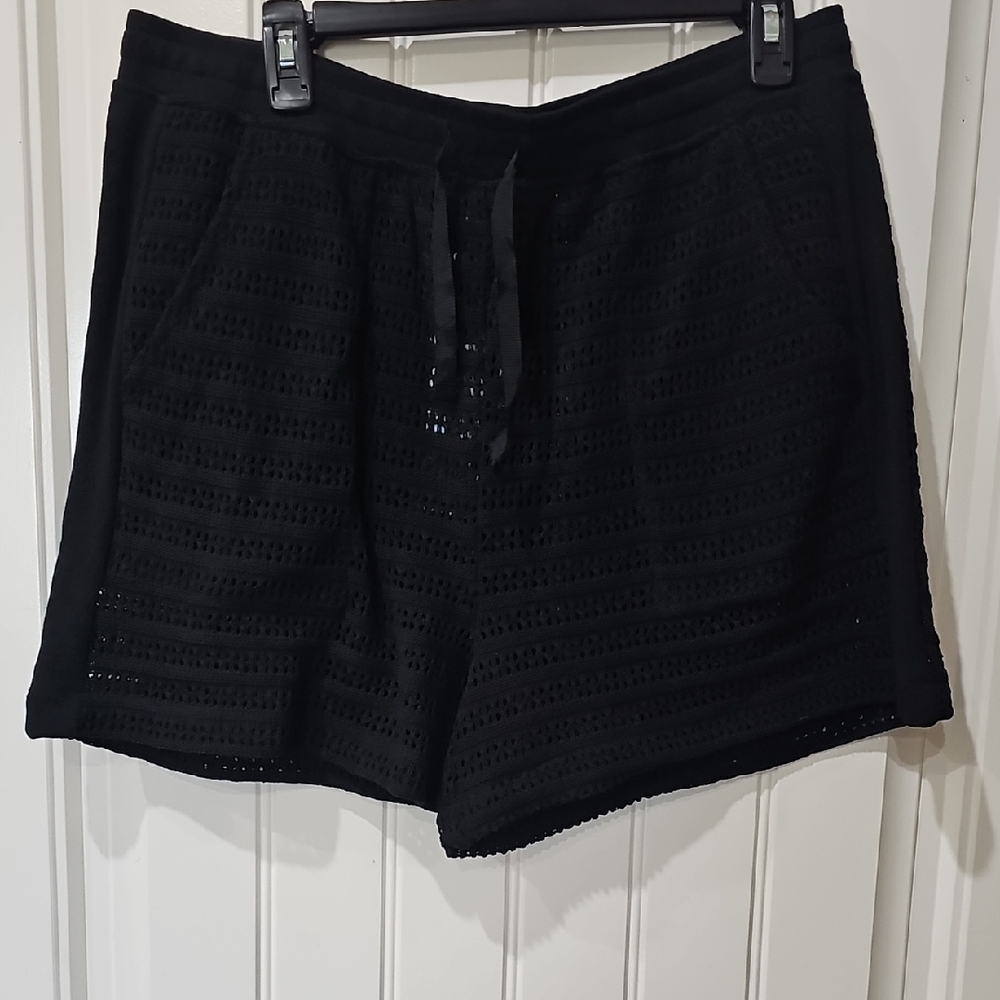 Chic Black High Waist Women's Shorts